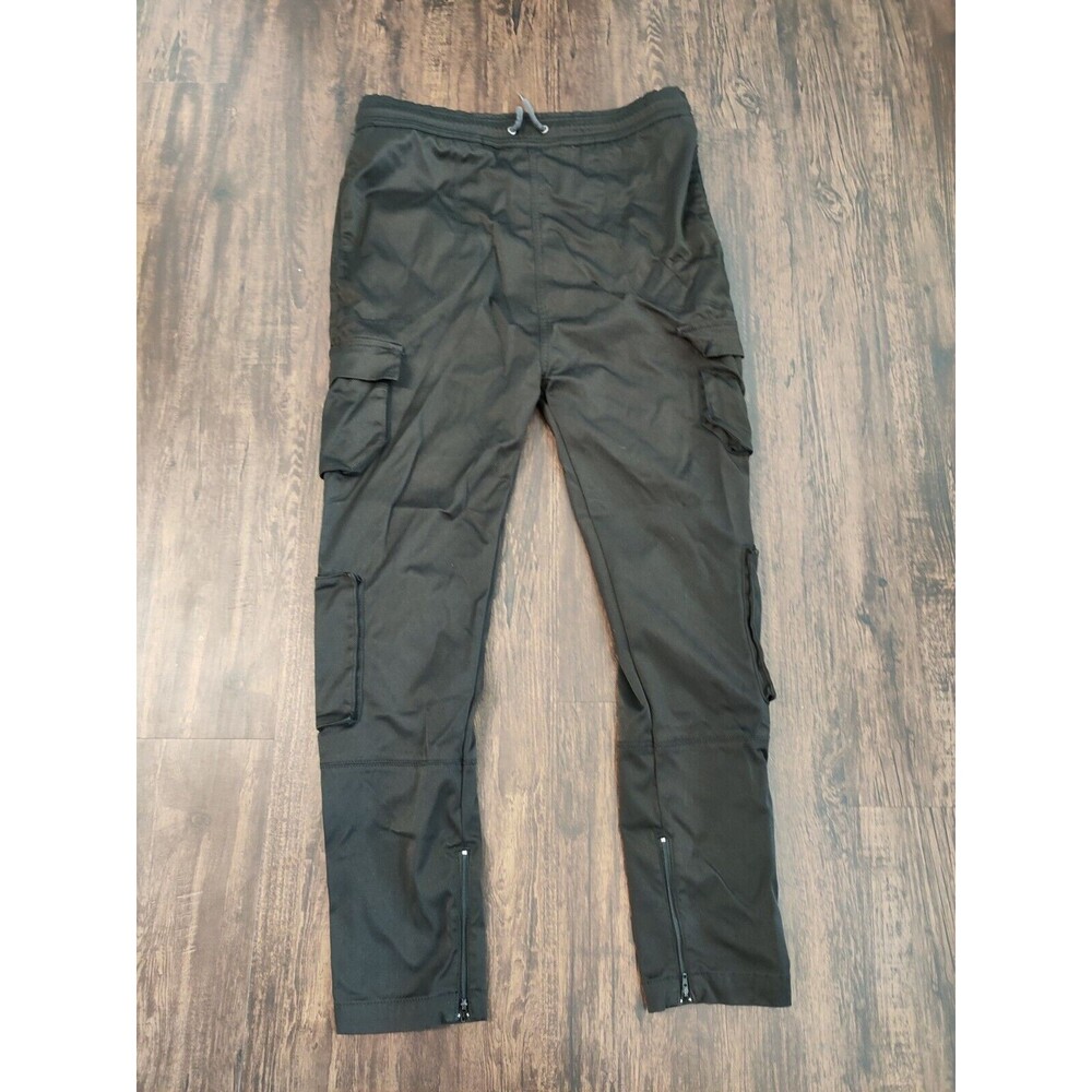 I Love Ugly Pants Men’s Size L 36x27 Tapered Slim Fit Cuff Black